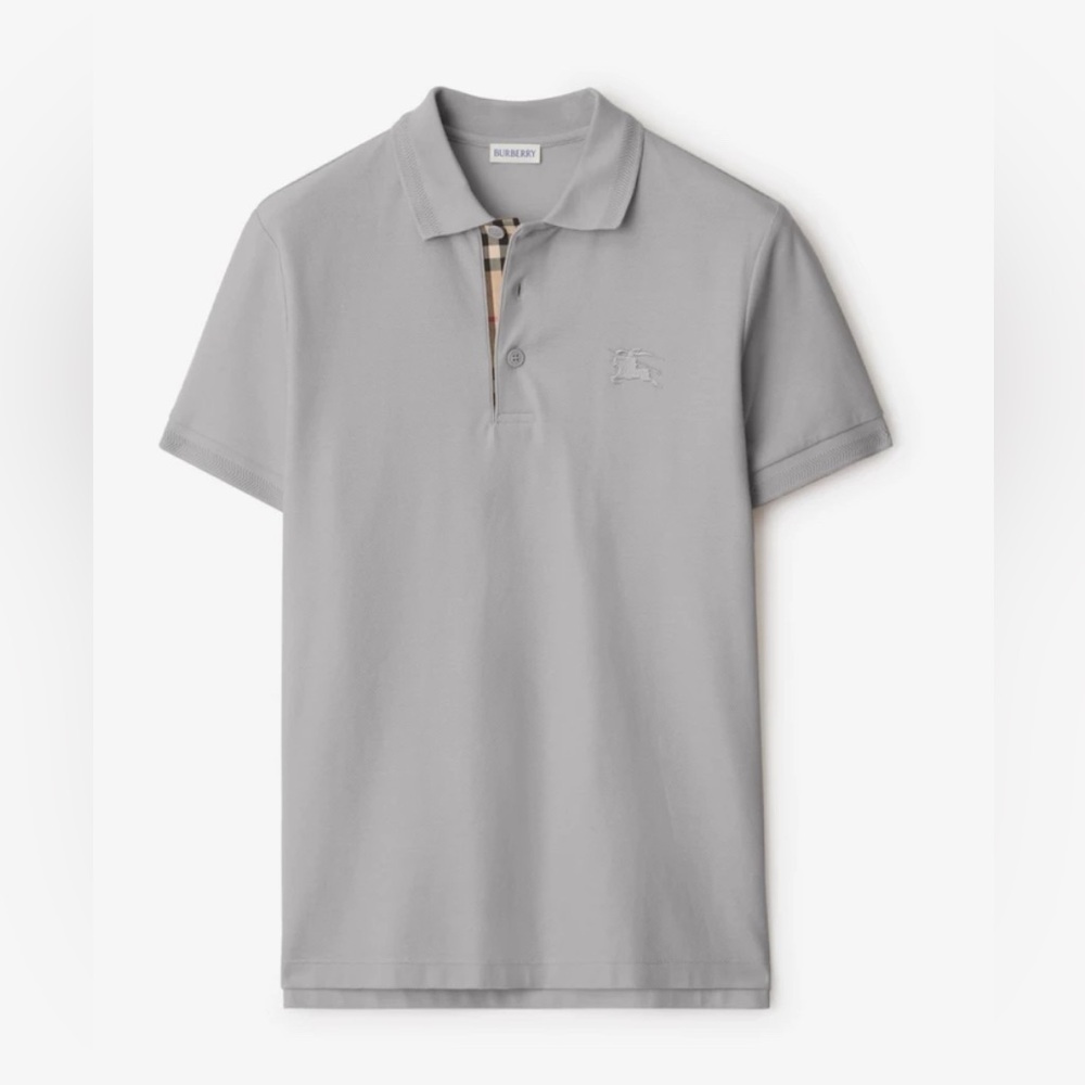Burberry Polo Shirt Blue/Gray